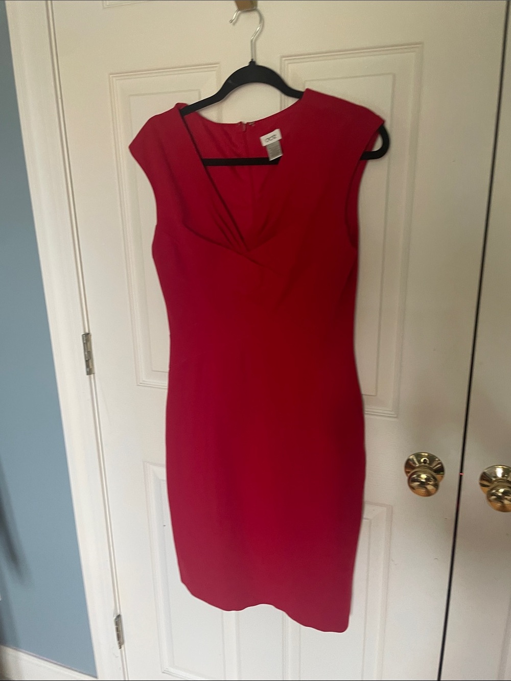 Vintage Cache Red Sheath Dress size 6